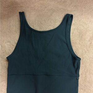 lululemon athletica ribbed tank top in teal